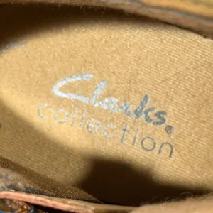 Clarks Scene Zip Ankle Boots Womens 8 Brown Waxy Leather Block Heel Rustic Chic thumbnail 14