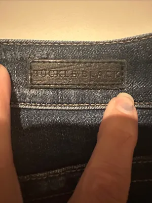 Buckle Black Dark Blue Distressed Skinny Jeans thumbnail 7