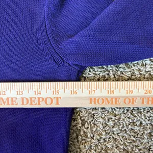 Vintage Lauren Ralph Lauren Sweater‎ Women Petite Small Purple Knit Shawl Collar thumbnail 13