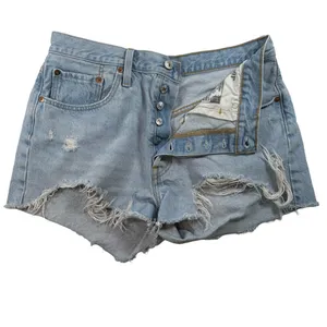 Levi’s 501 Distressed High Rise Denim Shorts | W31 thumbnail 3