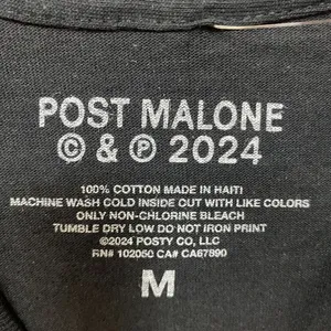 Post Malone F-1 Trillion Album T-Shirt Medium thumbnail 4