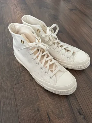 All White Converse High-Top thumbnail 4