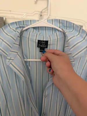 Ruched waist dress Blue Size L thumbnail 3