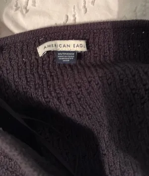 American Eagle Dark Gray Tube Top thumbnail 3