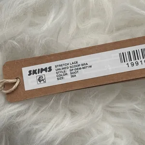 Skims Stretch Lace Unlined Scoop Bra Soot Size 36A thumbnail 8