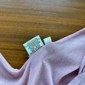 2000s Vintage Sweet Pea by Stacy Frati Pink Mesh Tie Front Babydoll Top Medium thumbnail 5