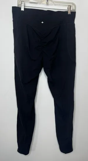 Halara High Waisted Tummy Control Pocket Workout Leggings Black Plus Size XL thumbnail 1