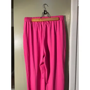 Women's Size XL Athletic Sweatpants Joggers Lounge Pants Bright Pink Pockets thumbnail 6