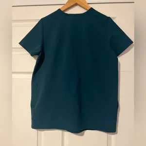 Figs Scrubs Accra‎ Rare Style Deep Green Scrub Top Size Small thumbnail 2