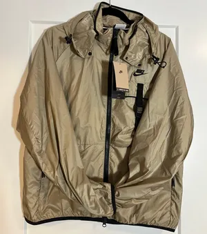 •NWT• Nike Tech Gold windbreaker jacket size Small thumbnail 1