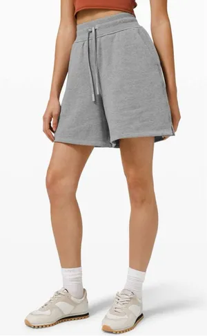 Lululemon All Yours High Rise Shorts grey 4 thumbnail 1