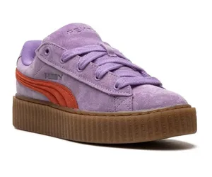 PUMA x FENTY Creeper Phatty Suede Sneakers Sz 6 Purple thumbnail 1
