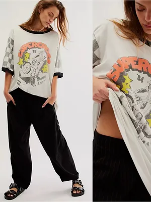 Free People | The Bureau Vintage Wash Supercross Tee thumbnail 2