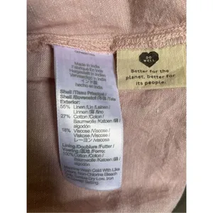 Madewell Linen Blend Lorelei Mini Dress Pale Pink Size S thumbnail 10