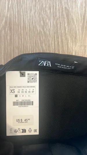 ZARA Satin Effect Skirt thumbnail 2