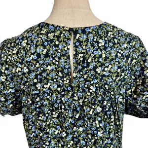 Hyacinth House Quinn Tiered Mini Dress in Black Floral Tuckernuck thumbnail 8