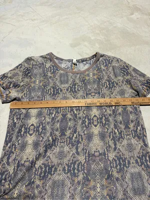 Free people we the free Snake-Print Short Sleeve Top tee small thumbnail 5
