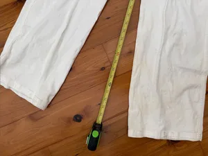 Cotton Candy White Elastic Drawstring Pants Size M thumbnail 7