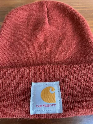 Carhartt Burnt Orange Ribbed Cuffed Beanie thumbnail 2