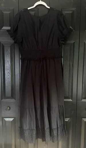 American Eagle Midi Dress Black thumbnail 5