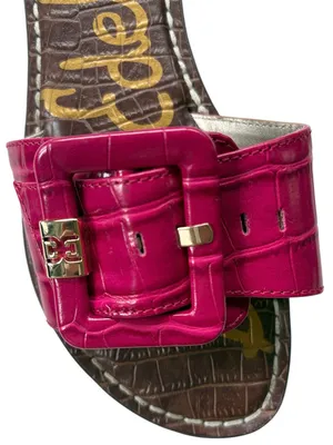 EUC Sam Edelman Leather Granada Sandals Pink Size 6.5 thumbnail 2