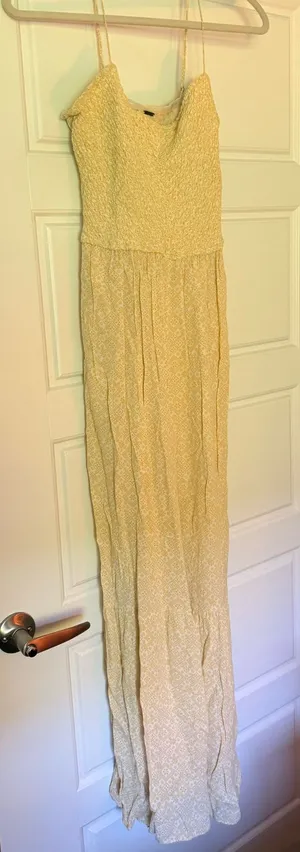 Free People Jumpsuit Wide-Leg yellow thumbnail 1