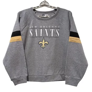 NFL Team Apparel New Orleans Saints‎ Womens XL Pullover Crew Neck Sweatshirt NWT thumbnail 1