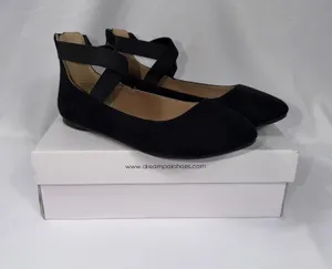 Dream Paris Sole Stretchy Ballet Flats Women’s Size 8.5 Black thumbnail 1