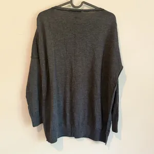 525 America Sweater Size Small Gray Solid Scoop Batwing Long Sleeve Wool 1912 thumbnail 6