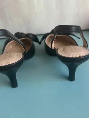 Isaac Mizrahi New York Bow Slingback Kitten Heels Black Size 7 thumbnail 12