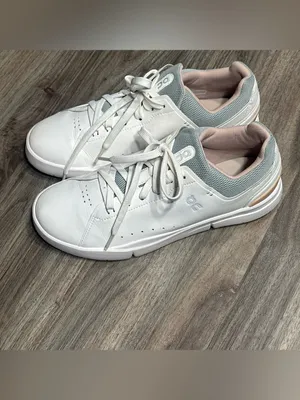 On Running Women's White Sneakers with Light Pink Lining Size 9.5 thumbnail 14