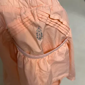 Free people get your flirt on lined shorts in pastel peach thumbnail 2