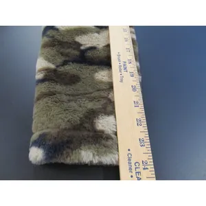 Andree By Unit Camo Jacket Juniors Plush Fuzzy Faux Fur Lined Full Zip Jacket thumbnail 8