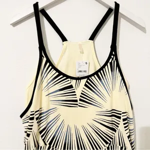 Free People Hot Shot Mini Printed Dress Romper Sunrise Geo Combo Size Small NWT thumbnail 3
