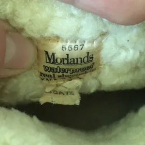 English Morelands vintage real sheepskin booties thumbnail 3