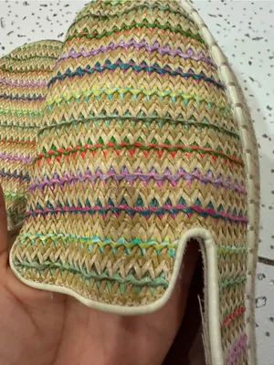 Woven Multicolor Espadrille Slip-On Women's Shoe thumbnail 3