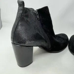 Paul Green Rockin Booties Black Suede Leather Metallic Size 7‎ / US 9.5 thumbnail 8