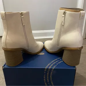 NEW Dr. Scholl's Shoes Women's Ride Away Mid Shaft Boots Calf in White Cap thumbnail 8