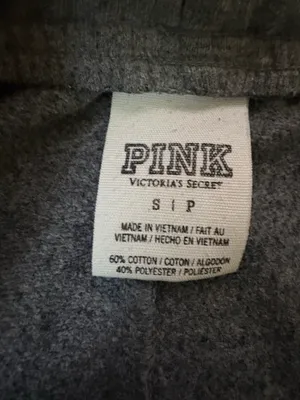 PINK Victoria’s Secret Grey Fleece Sweatpants thumbnail 2