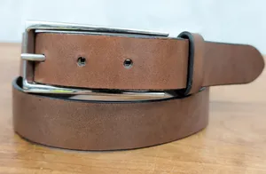 Gap Long Buckle Brown Leather Belt thumbnail 1