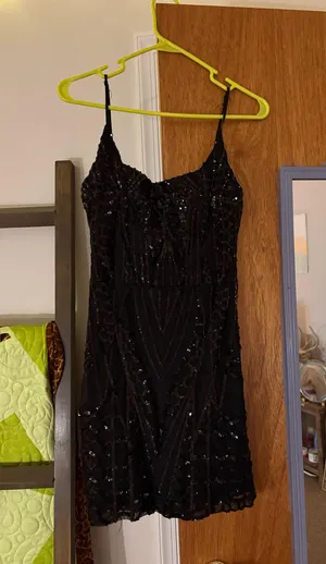 Windsor Black sparky homecoming dress thumbnail 1