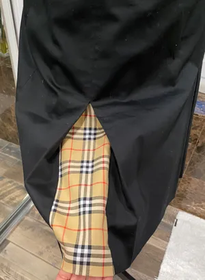 Burberry Golf Skirt Black Plaid thumbnail 2