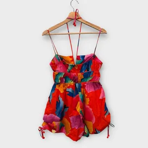 FARM Rio Ombre Chita Red Romper Size XS thumbnail 8