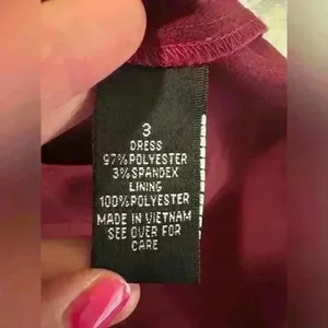 Juniors Burgundy I.N. San Francisco Dress thumbnail 4