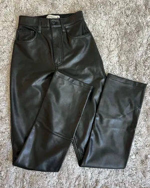 Abercrombie and fitch leather jeans thumbnail 1