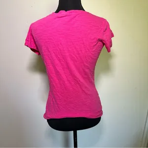Disney Epcot Food And Wine Fest Shirt Women's XL Pink Short Sleeve V Neck thumbnail 4