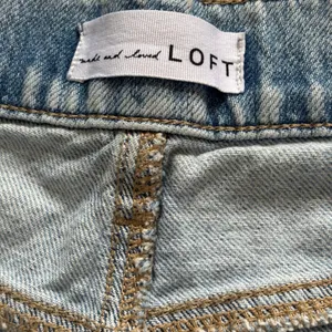 LOFT High Waist Palazzo Jeans‎ Size 26 Wide Leg Denim Blue thumbnail 2