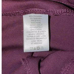 Susan Graver Size Small Burgundy Premier Knit Pull On Wide Leg Pants Pockets thumbnail 7