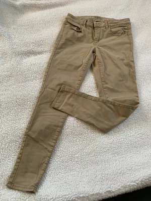 American Eagle Tan Super Stretch Jeans/jeggings thumbnail 4