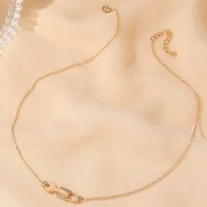 3/$30 💛 Lock and Key Necklace Gold thumbnail 3
